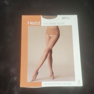 NWB HEIST. THE BARE NUDE TIGHTS, Size: 8-10,  High Waist